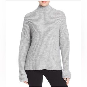 Marled Chunky Knot Mock Neck Sweater